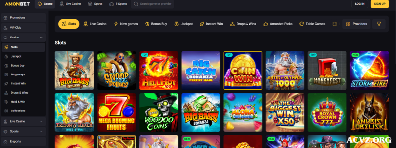Amonbet casino slot