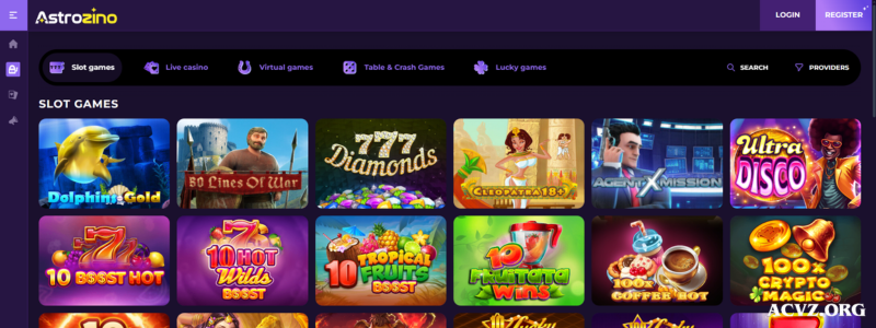 AstroZino casino slot