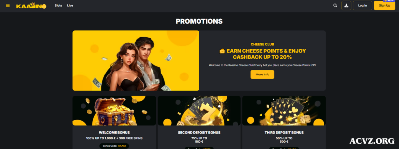 Kaasino casino bonus